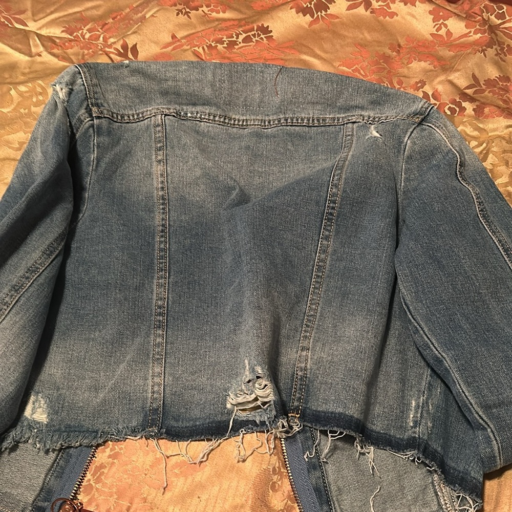 Distressed Denim Jacket - Picture 5 of 5